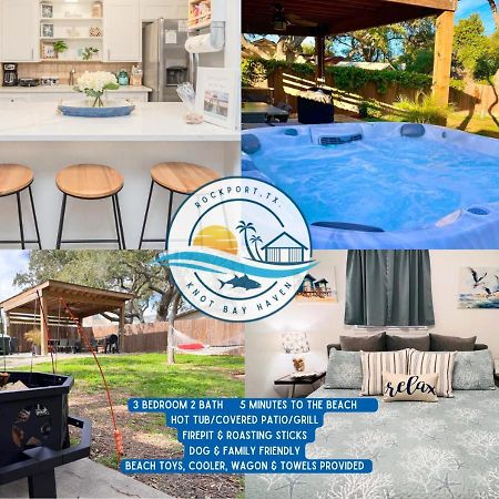락포트 Knot Bay Haven, Dog Friendly, Hot Tub, Fenced Yard, Patio And Grill, 3 Br 빌라 외부 사진