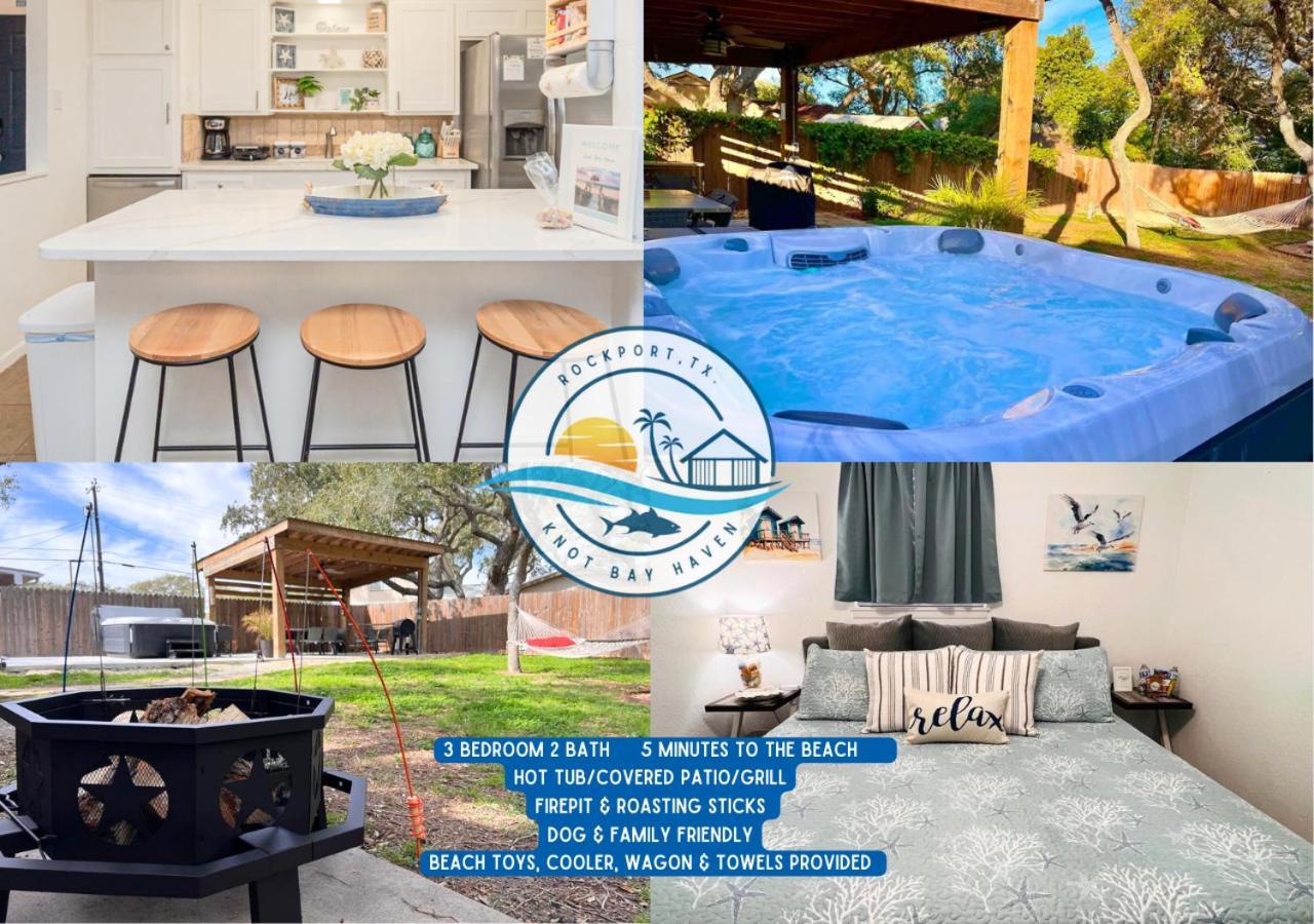 락포트 Knot Bay Haven, Dog Friendly, Hot Tub, Fenced Yard, Patio And Grill, 3 Br 빌라 외부 사진