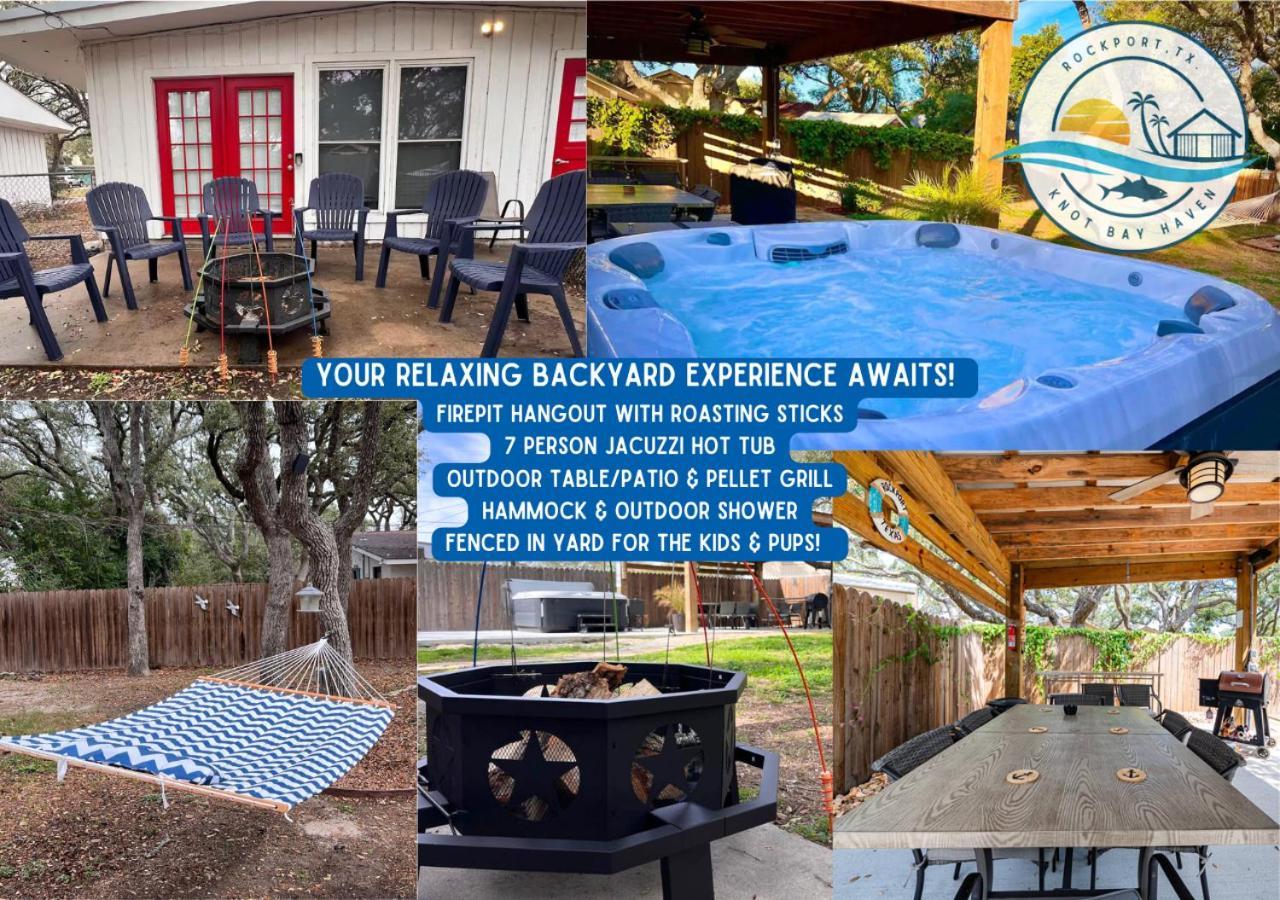 락포트 Knot Bay Haven, Dog Friendly, Hot Tub, Fenced Yard, Patio And Grill, 3 Br 빌라 외부 사진